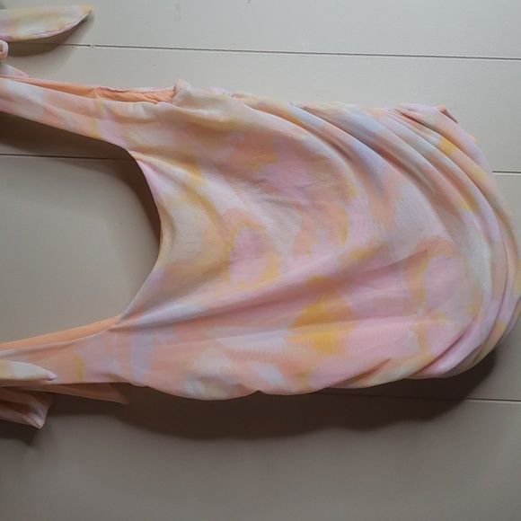 COPY - Free People Avenue Print Tank- Orange/Ivory Combo NWT - Picture 4 of 10